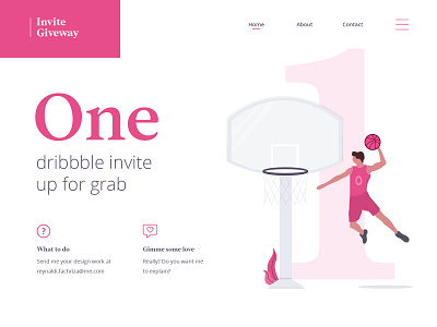 I've got 1 dribbble invitation best shots design dribbble dribbble best shot dribbble invitation dribbble invite giveaway dribbble invites graphic design illustration interface design ui ui design ux design