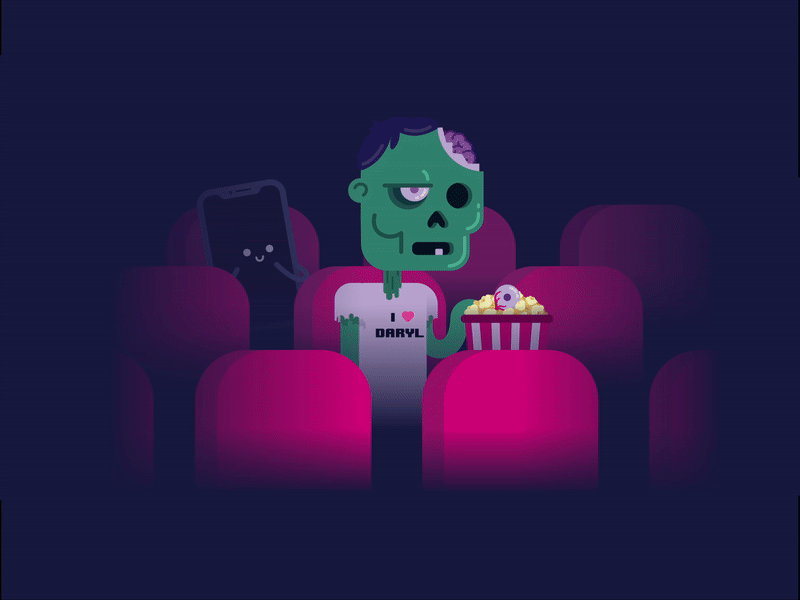 Zombie at the movies
