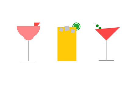 Drink Illustrations trio