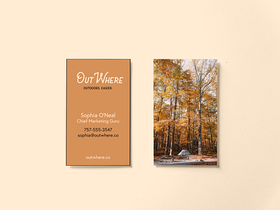 Outwhere Business Card Version 3 branding business card design