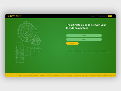 Bet Lassie | Landing page