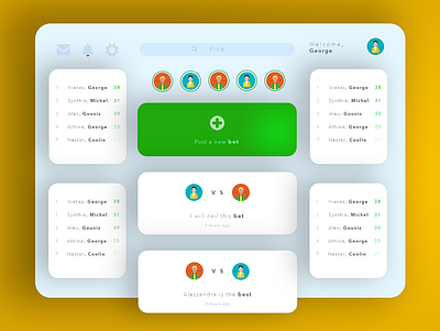 Social Engine card design circle logo columns css animation dashboard dashboard app design flat invites javascript logo material people popup social app social media social network ui ux vector