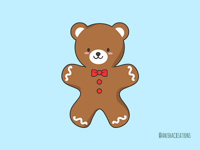 Ginger BEAR Cookie