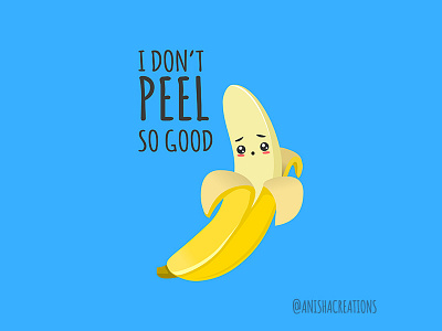 Banana Peels banana cartoons cute cute art design food foodie funny geek humor illustration kawaii puns vector