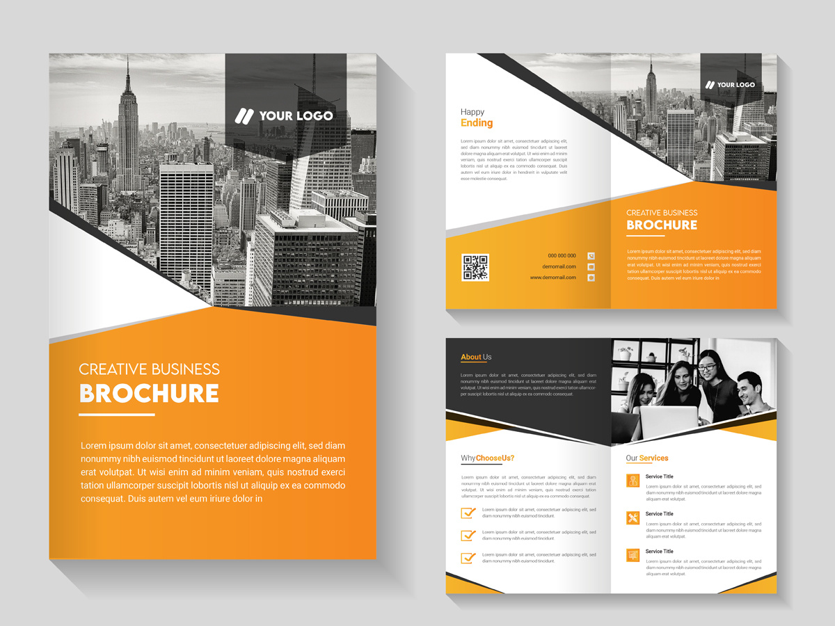 Bi Fold Brochure Template from cdn.dribbble.com