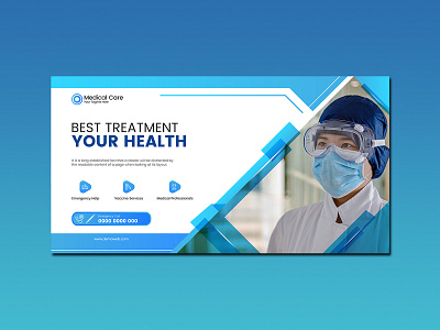 Medical Healthcare Social Media Banner Template