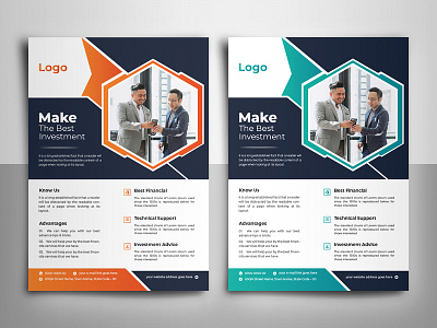 Corporate Flyer Design, A4 Business Flyer Template by Freelancer Rahman ...