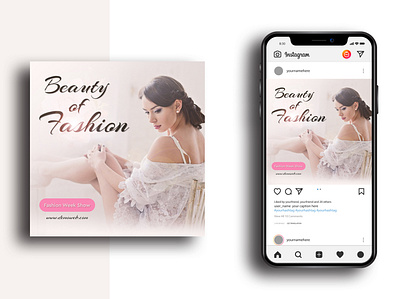 Instagram Post Template Design for Fashion bannerdesign design fashion fashionbanner fashioninstagrampost fashionpost instagram instagramfeed instagrampost instagrampostdesign instagramstory instagramtemplate instagramtemplatedesign post template