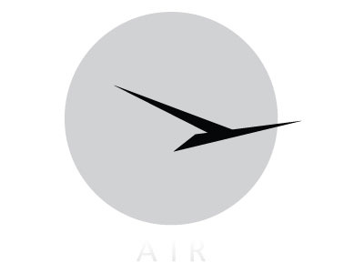 Air branding design logo mark