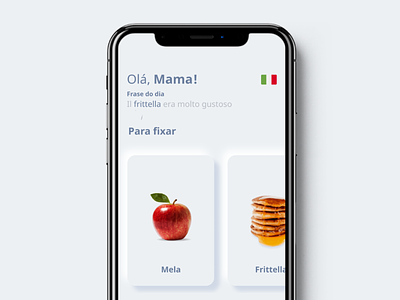 Mamamia | Use augmented reality to learn Italian! android app design animation branding design ios app design minimal mobile mobile app mobile app design mobile app development mobile apps mobile design mobile ui mobile ux design typography ui