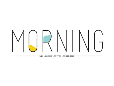 Morning branding bright color colour mensch typography