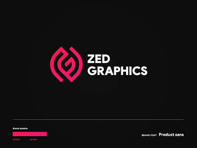 Zed Graphics logodesign branding clean design gradient icon identity illustration logo logodesigner logotype logotypes 2020 minimal modern logo