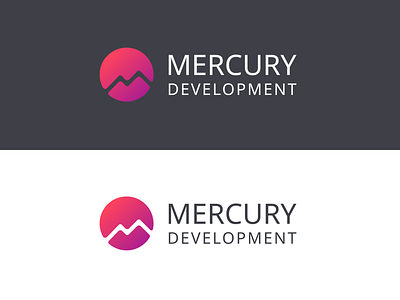 Mercury development logo by Dmitry Galas branding logo mercuty development mercuty development vector