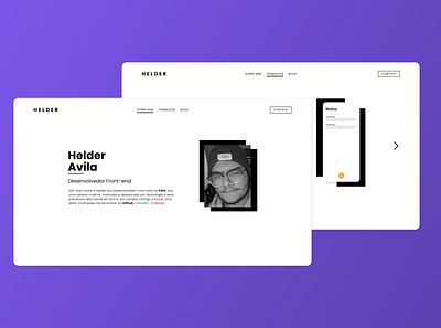 Personal Page - Web Design design figma minimal minimalist ui uidesign ux webdesign website