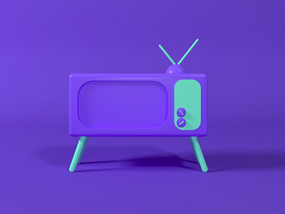 TV RETRO MORADA