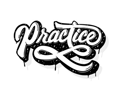 Practice branding design illustration lettering lettering art lettering artist logo logotype typedesign typography