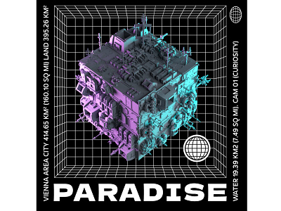 Paradise 3d graphic design