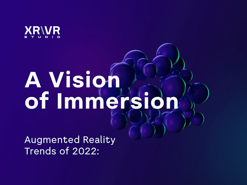 A Vision of Immersion Ad banner 3d design graphic design typo typography