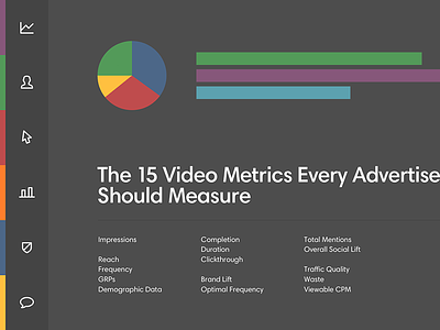 15 Metrics advertising brandads chart data graph harmonia icon infographic metrics presentation typography