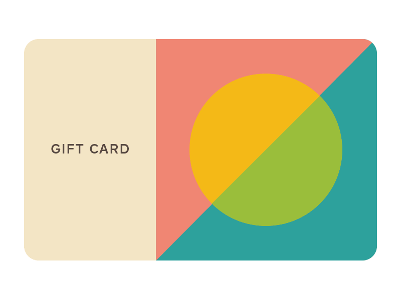 Gift Cards geometric gift lettering square typography