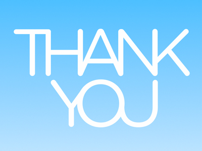 Thank You Card by Nathan Godding on Dribbble