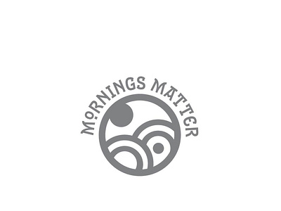 Morning's Matter Logo branding design graphic design illustration logo typography vector