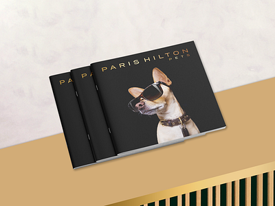 Paris Hilton Pets Brochure + Branding branding design brochure design catalog design celebrity logo design pets