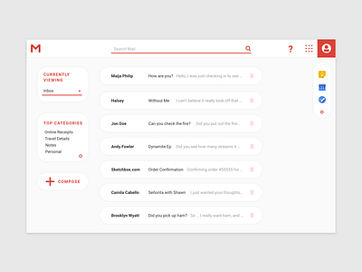 Gmail Redesign