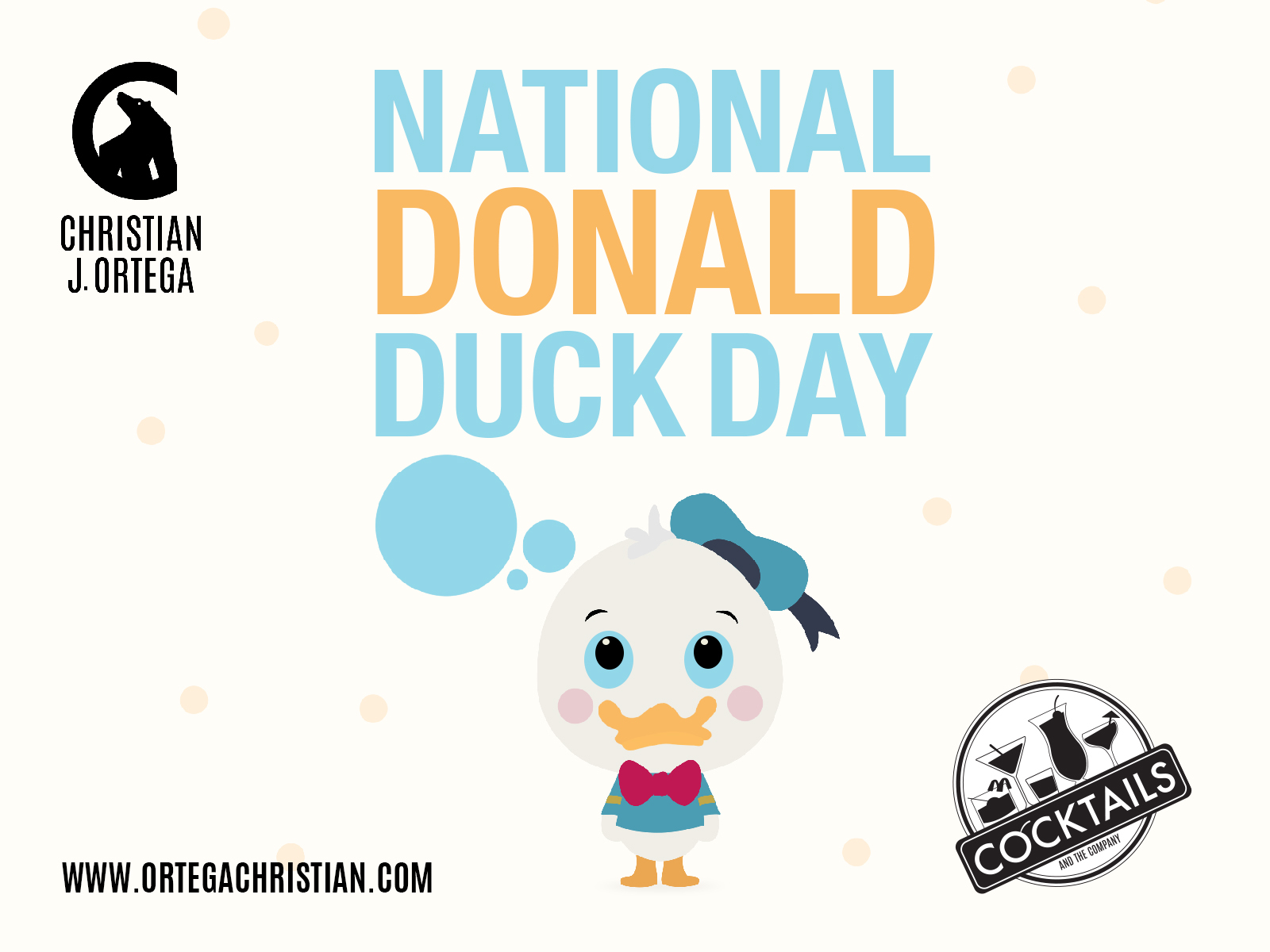 National Donald Duck Day by Christian J. Ortega on Dribbble