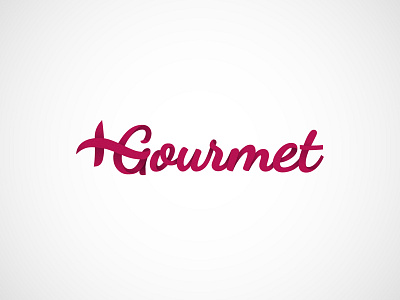 +Gourmet project branding graphic design lettering