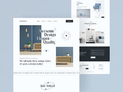 Furniture Website 2022 dailyui furniture landing landing page landingpage website