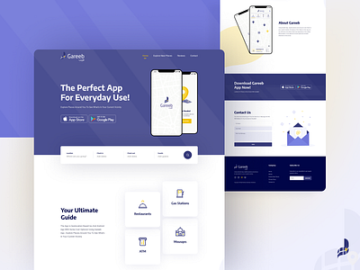 Gareeb Landing page