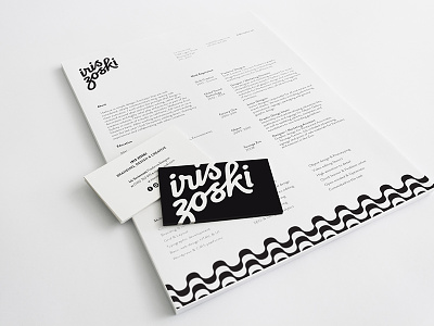 Iris Zoski Personal Branding branding brazil business card cv designer graphic design hand lettering logo personal branding resume rio de janeiro typography