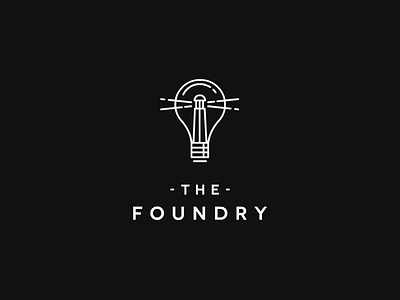 The Foundry creative hub lightbulb lighthouse logo startup the foundry