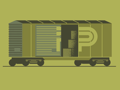 Southern Pixel boxcar doodle pixies train transport