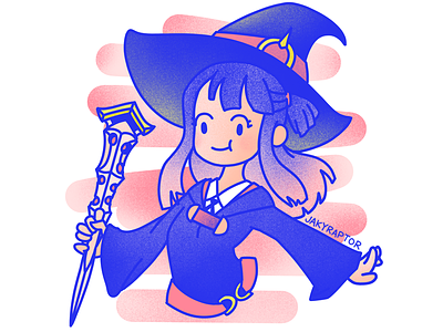 day 9/10 - favorite tv show 30daydrawingchallenge akko drawing littlewitchacademia witch