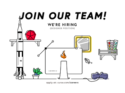Curse is hiring! career curse designer gaming huntsville job position