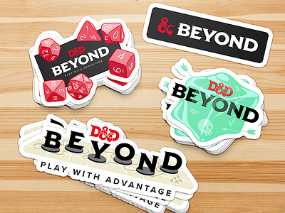 D&D Beyond Stickers by Jackie (Allebach) Cisneros for FANDOM on