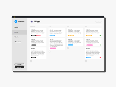 SWZZ - UX/UI Design branding browser dashboard design graphic design groups illustration interface list login members program taks todo typography ui users ux vector webapp