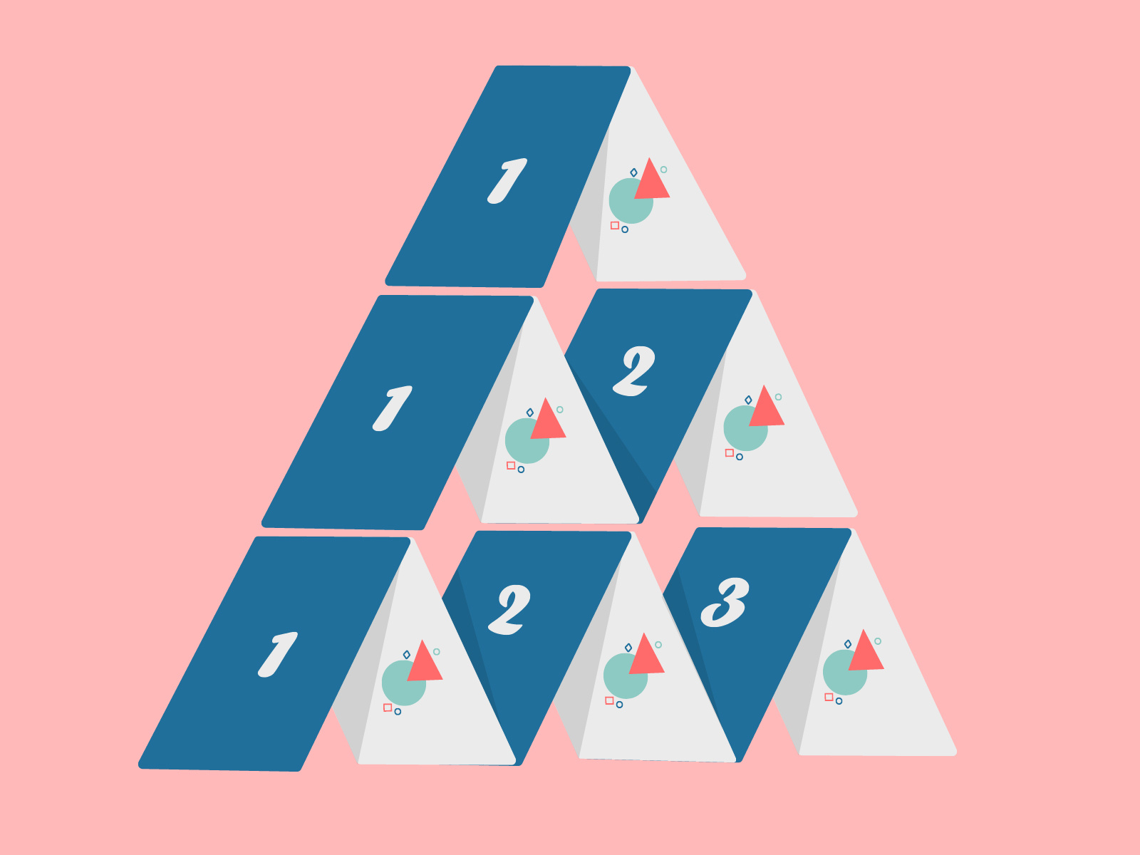 Arithmetic Progression by Nishi on Dribbble