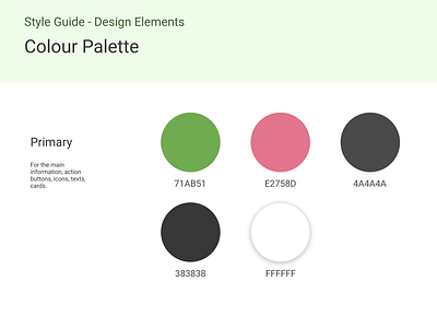 Style Guide cattle colour customer design interface interfacedesign moofarm style guide ui ux