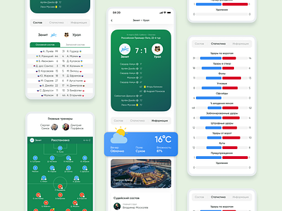 Football statistics app