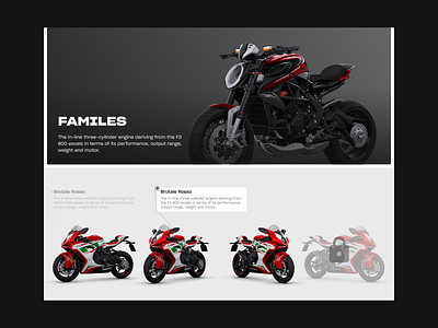 Concept MV Agusta Page 3d bike design minimalism mv agusta skarr ui ux