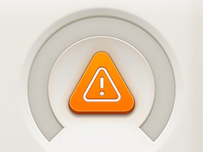 Notification Button button gauge just landed notification orange ui warning