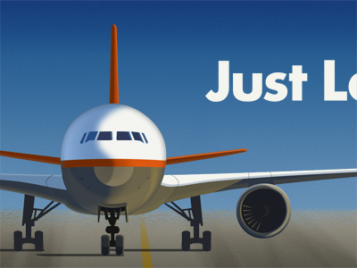 App Store Banner airport app app store arrivals flight illustration iphone just landed plane typography