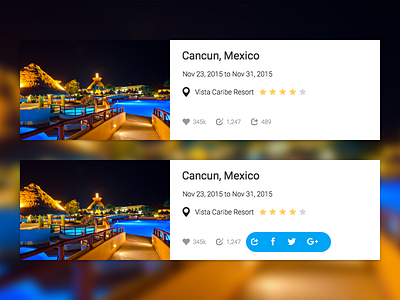 Travel Social Share 010 dailyui social share travel