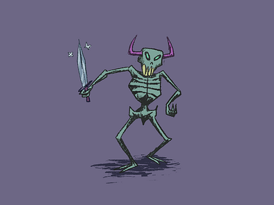 Skele-Ghoul character design drawing illustration