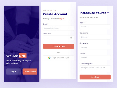 Sign up Screen app design ui uiux ux