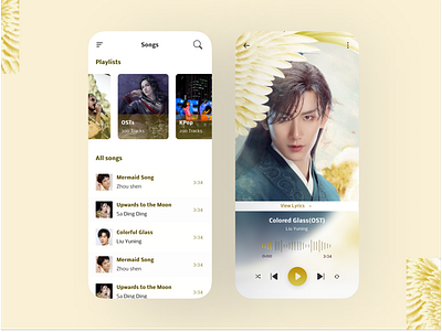 Music Player Screen dailyui design ui uiux ux