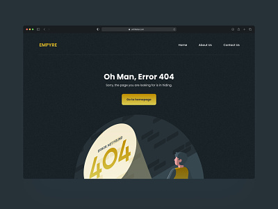 Error 404 design ui uiux ux